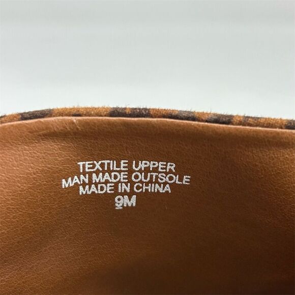 Ann Taylor LOFT Women's Brown Leopard Print Ankle Booties Size 9 Back Zipper - Picture 13 of 13